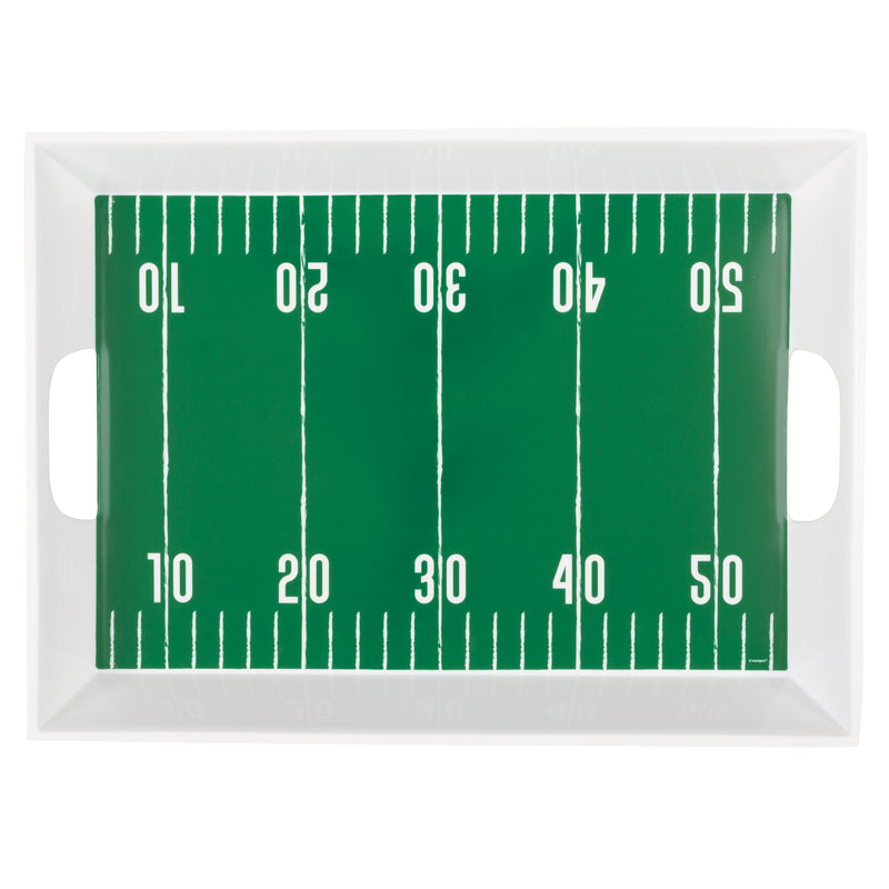 Kickoff Football Plastic Serving Tray