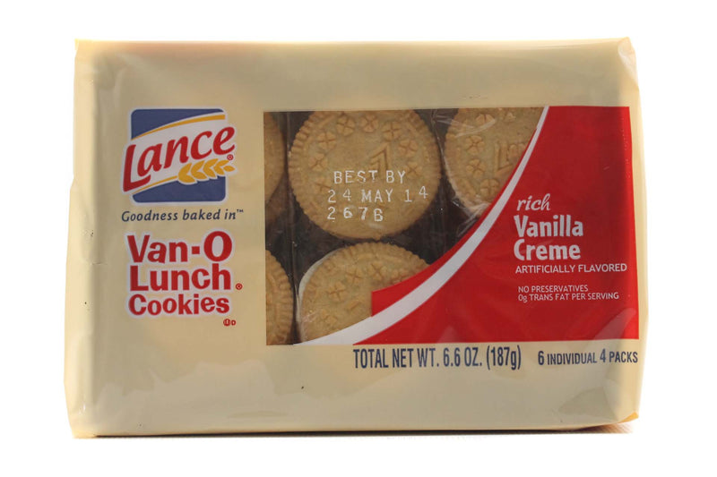 Lance Cookies Van O Lunch 6 Pack
