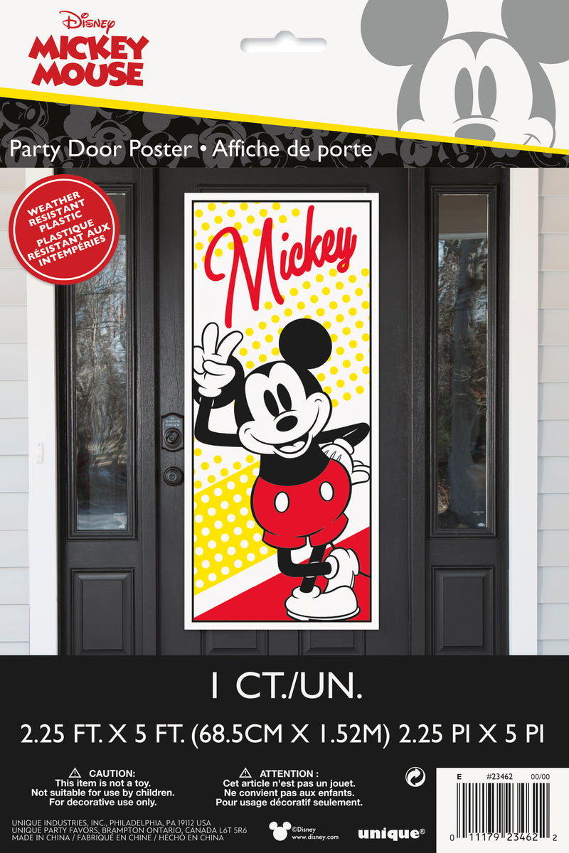 Disney Mickey Mouse Door Poster