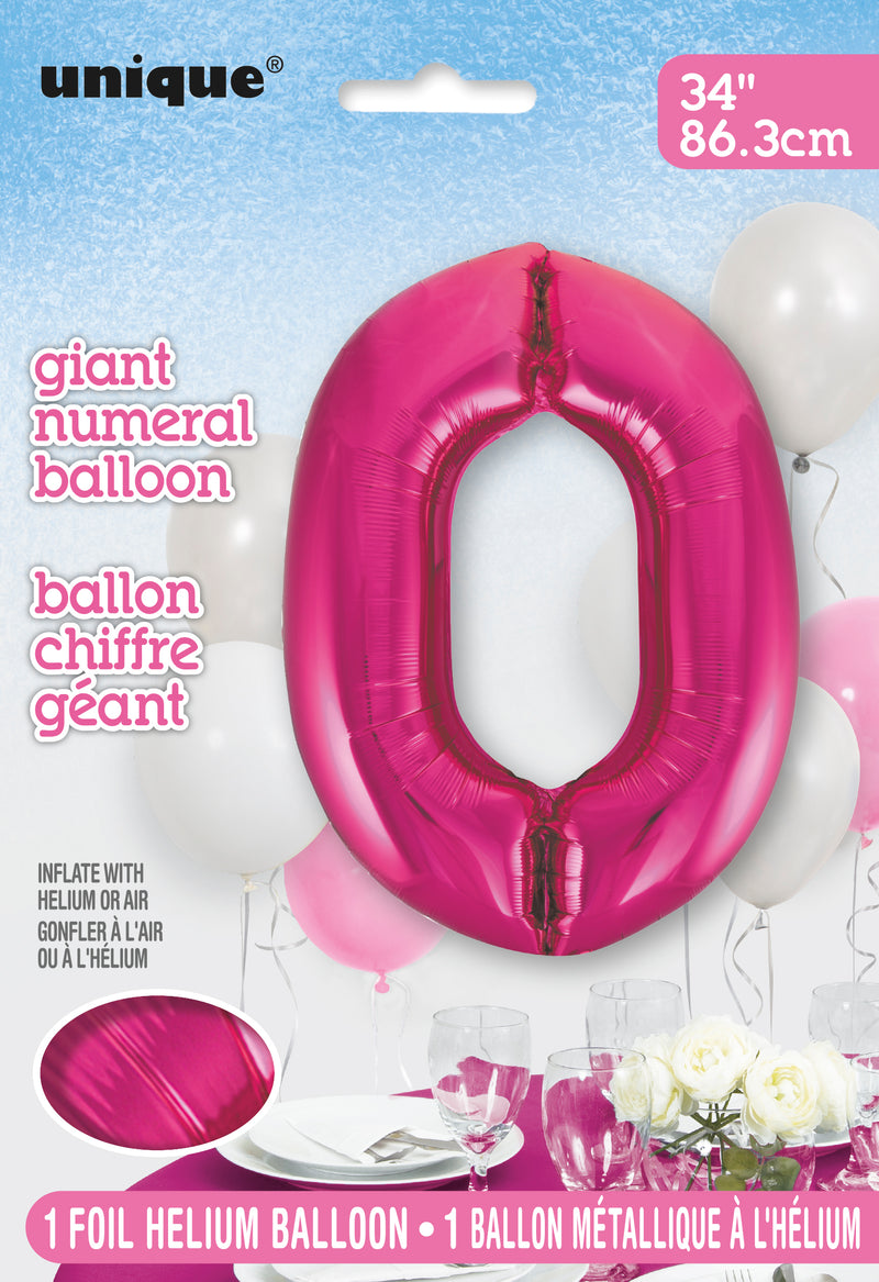 34" PKG PINK FOIL BLLN-0