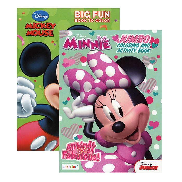 Disney Mickey Mouse Jumbo Coloring And Activity Book