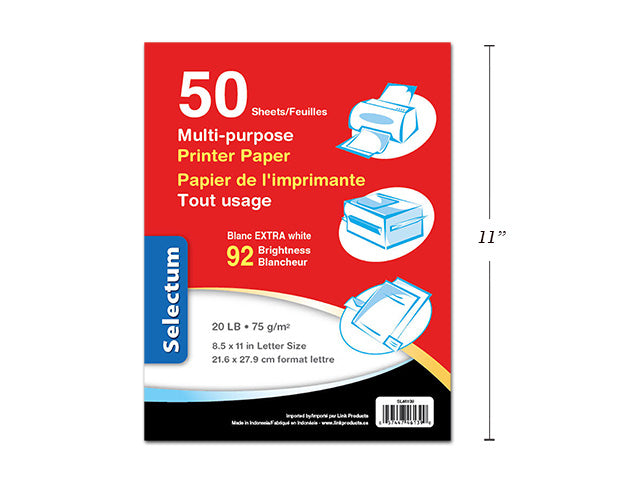Multi Use Printer Paper 50 Pack