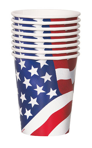 USA Flag Cups