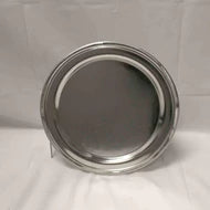 Round Chrome Catering Plate