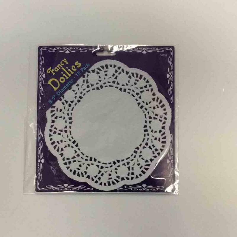 White Paper Doilies 15 Pack