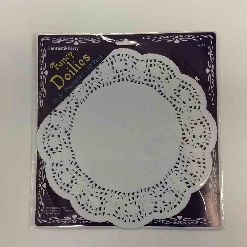 White Paper Doilies 10 Pack