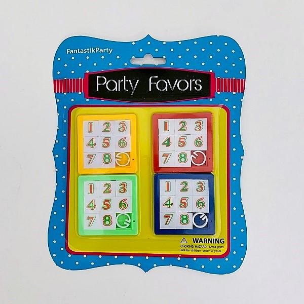 Number Puzzles Party Favors