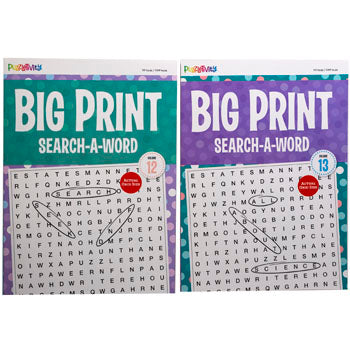 Big Print Word Search