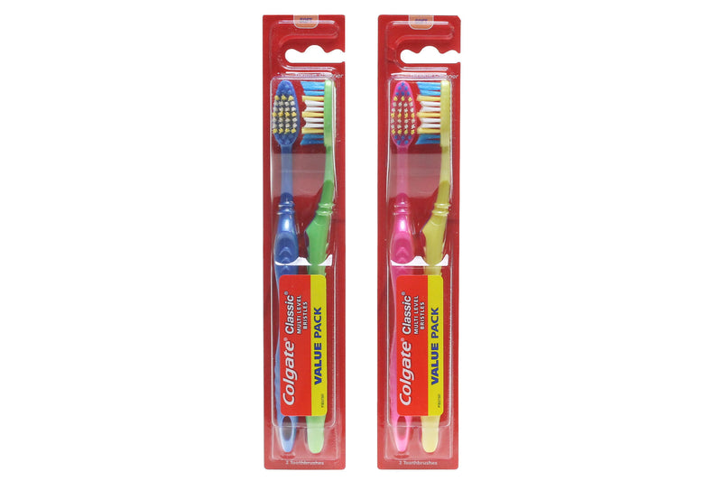 Colgate Classic Soft Toothbrush 2 Pack