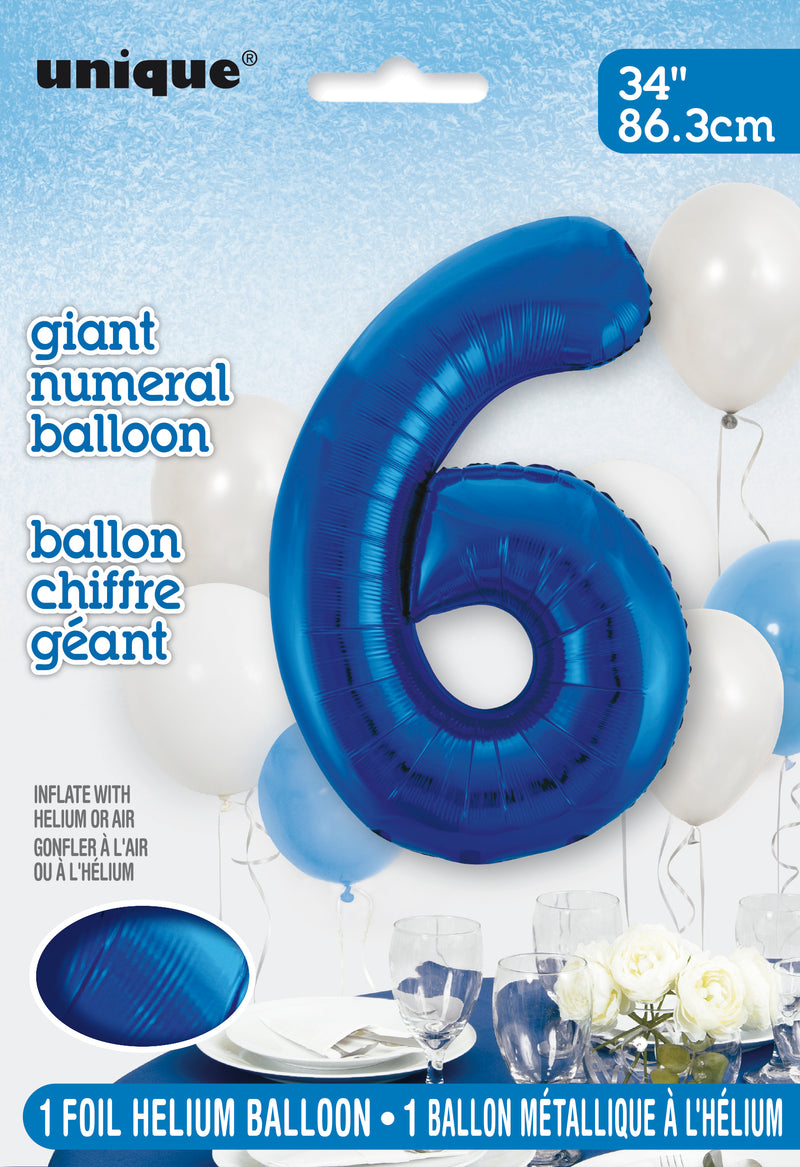 34" PKG BLUE FOIL BLLN-6