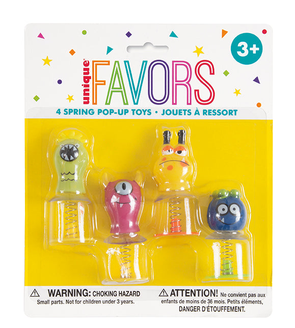 Cute Minster Spring Pop Up Toys