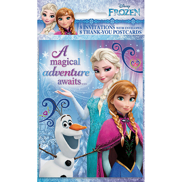 Disney Frozen Invites And Thank You