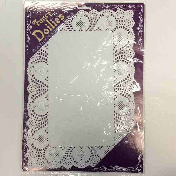 Oval Paper Doilies Small 24 Pack