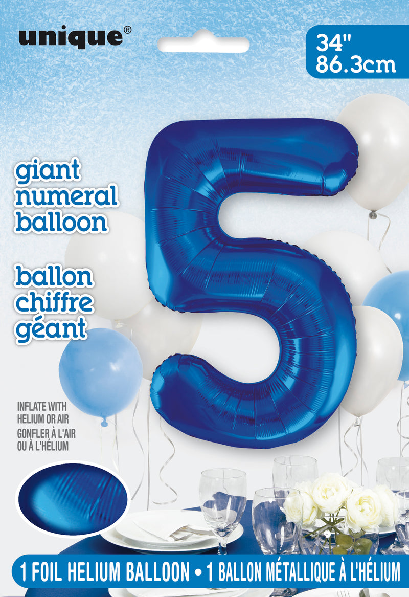 34" PKG BLUE FOIL BLLN-5