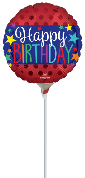 4"A Happy Birthday Banner Air-Fill Only