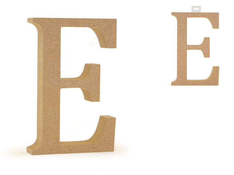 MDF Standing Wood Letters E