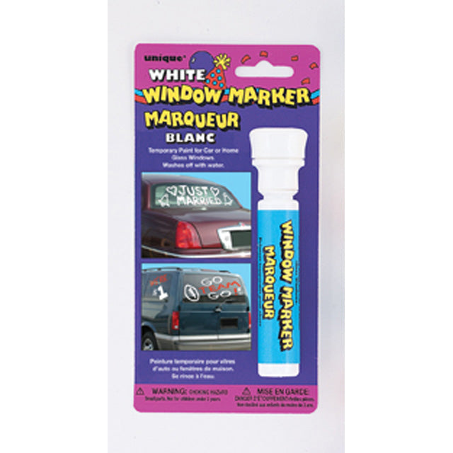 White Window Marker