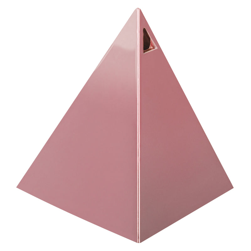 Metallic Rose Gold Pyramid Balloon Weight