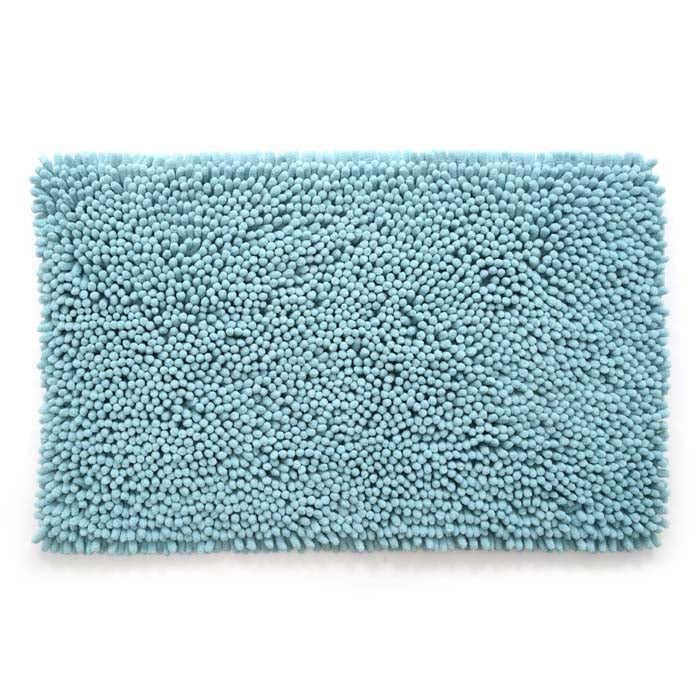 Teal Chenille Bath Mat