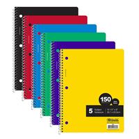 Bazic 5 Subject Notebook