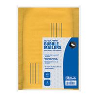 Bazic Self Seal Bubble Mailers 4 Pack