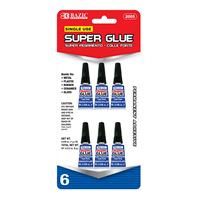 Bazic Single Use Super Glue 6 Pack
