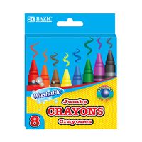 Bazic Washable Premium Jumbo Crayons