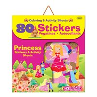Bazic Princess Series Assorted Stickers 80 Stickers
