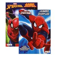 Spiderman Jumbo Coloring And Activity Book