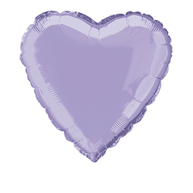 Lavender Heart Foil Balloon