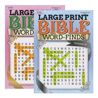 Kappa Large Print Bible Word Finds Puzzle Book