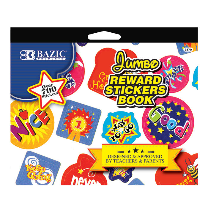 Bazic Jumbo Reward Sticker Book