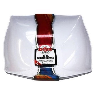 32OZ SQUARE BOWL 2 CT - 24