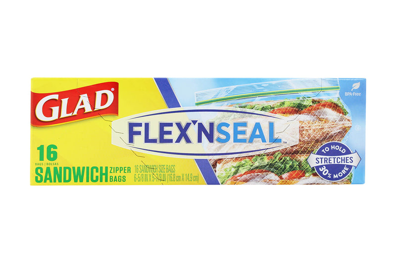 Glad Flex And Seal Sandwich Bags