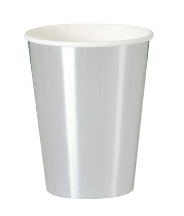 Silver Large Cups 8 Pack