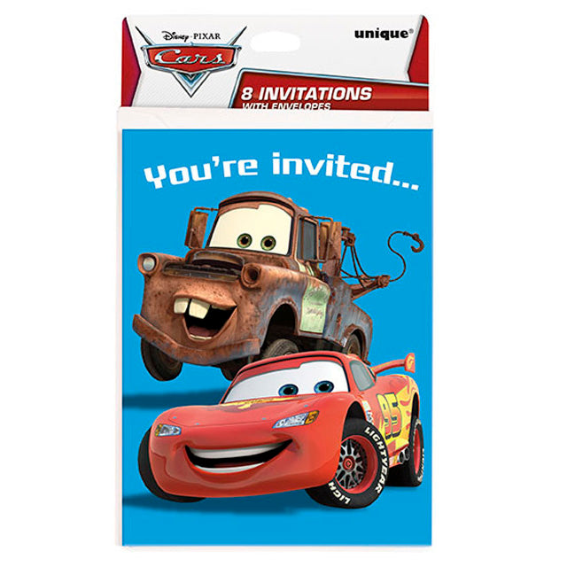 Disney Pixar Cars Invitations