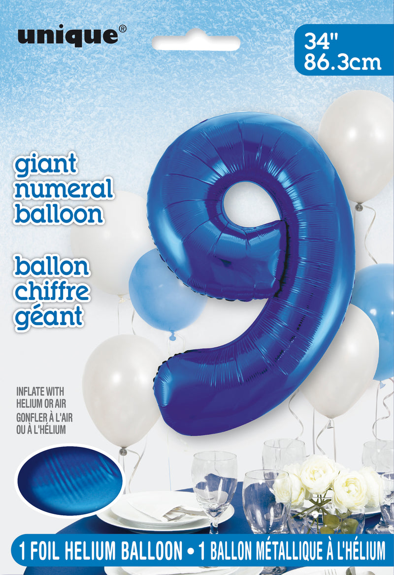 34" PKG BLUE FOIL BLLN-9