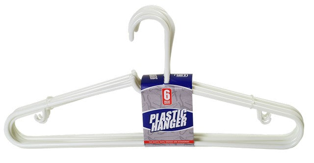 White Hanger 6 Pack