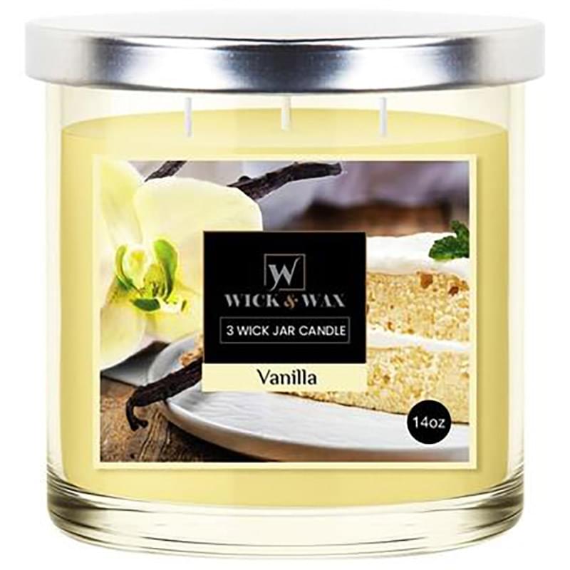 Vanilla 3 Wick Jar Candle