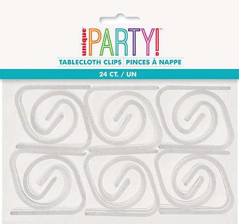 Clear Plastic Table Cover Clips