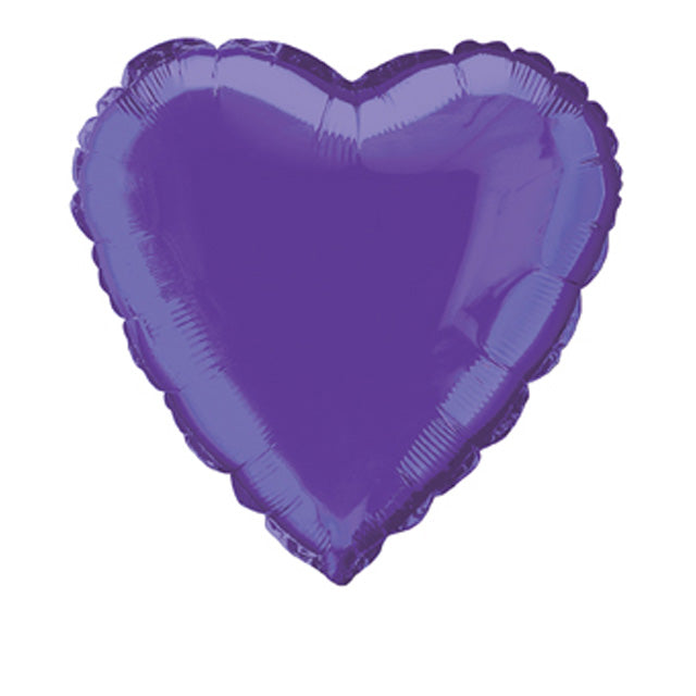 Purple Heart Foil Balloon
