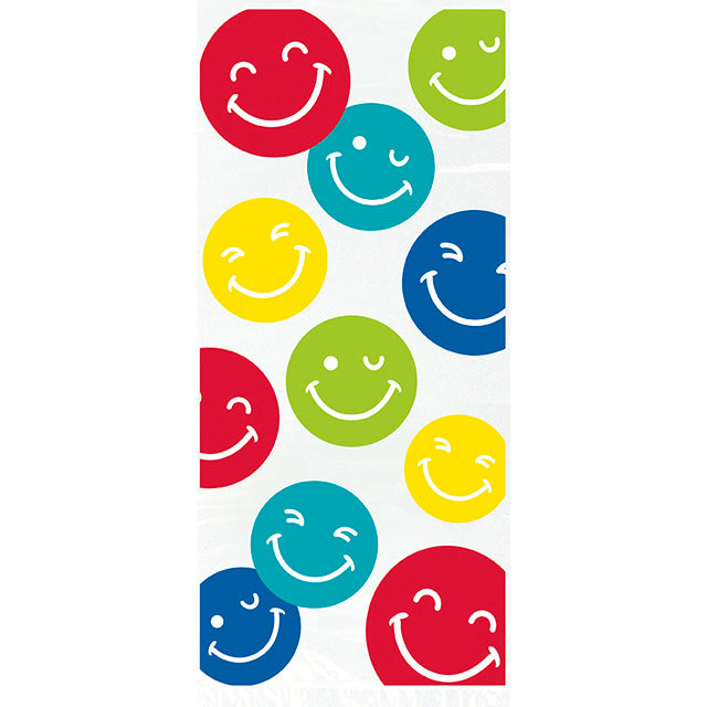 Colorful Happy Face Cello Bags