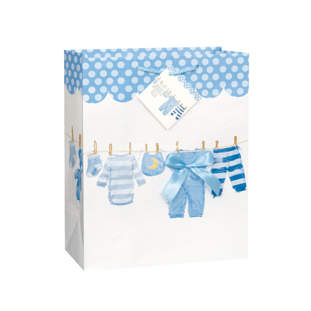 Baby Bow Clothesline Blue