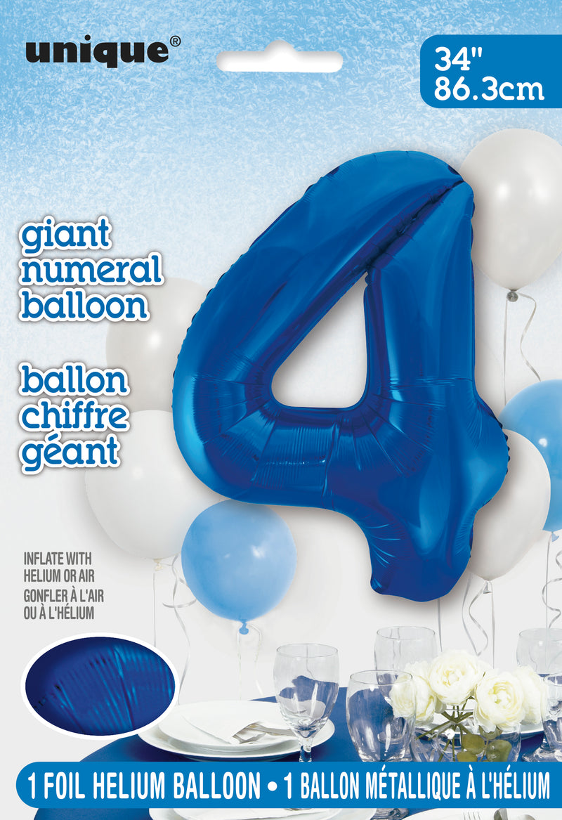 34" PKG BLUE FOIL BLLN-4