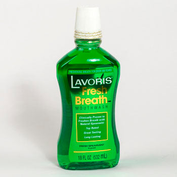 Spearmint Lavoris Mouthwash