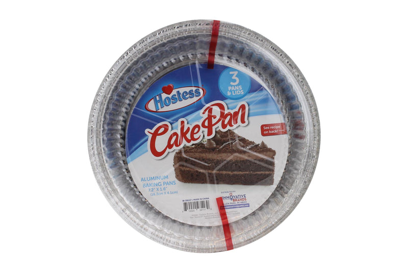 Hostess Aluminum Road Pans With Lids 3 Pack