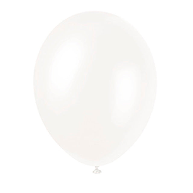 Iridescent White Pearl Balloon