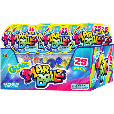 Glass Marbles 25 Pack