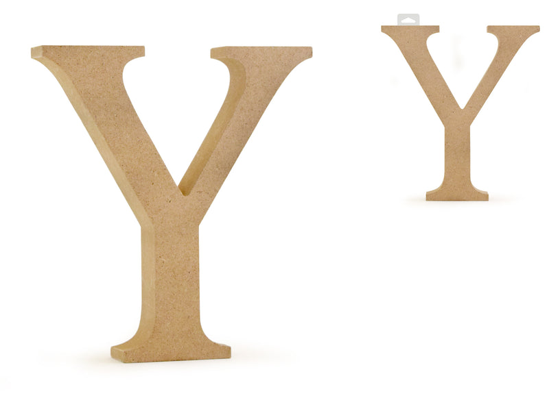 MDF Standing Wood Letters Y