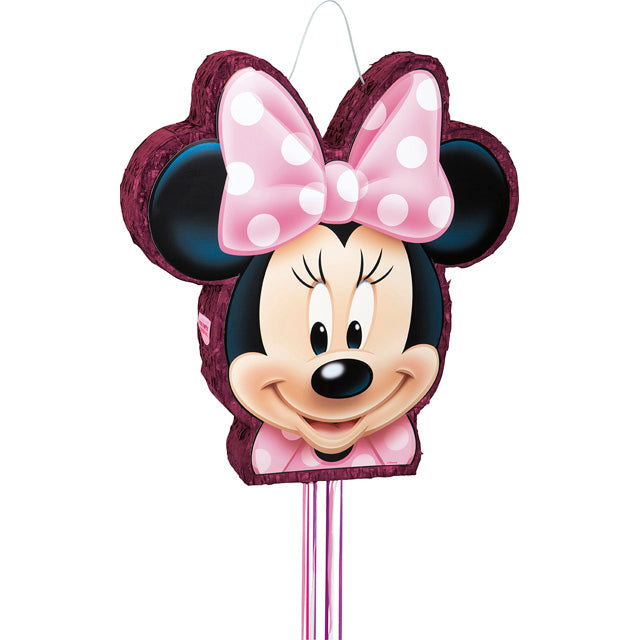 Minnie Mouse Shaped Pull Pinata